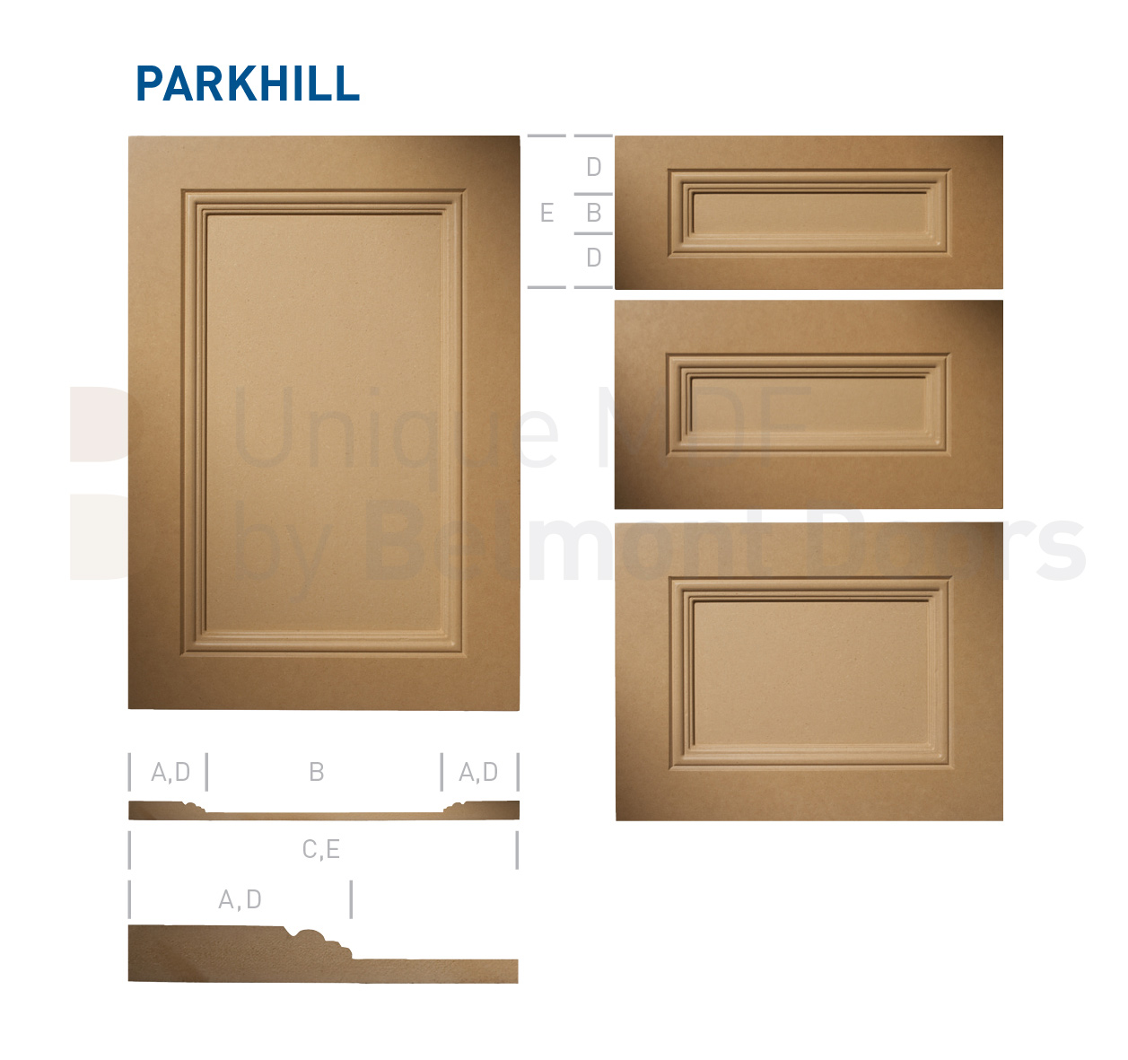 Parkhill-traditional-MDF-Doors-Flat Panel Kitchen Cabinet Doors Drawers by BelmontDoors.com-master-x1257